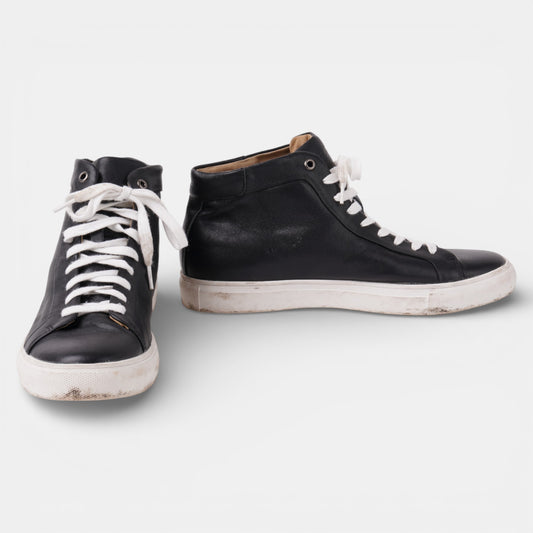 Black Hightop trainers Size 10