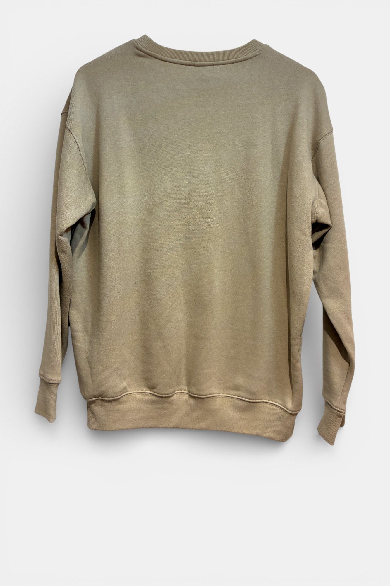 Womens New Look Beige Sweatshirt Size Small