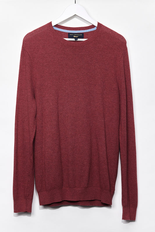 Mens Red Paul Costello Jumper size Large