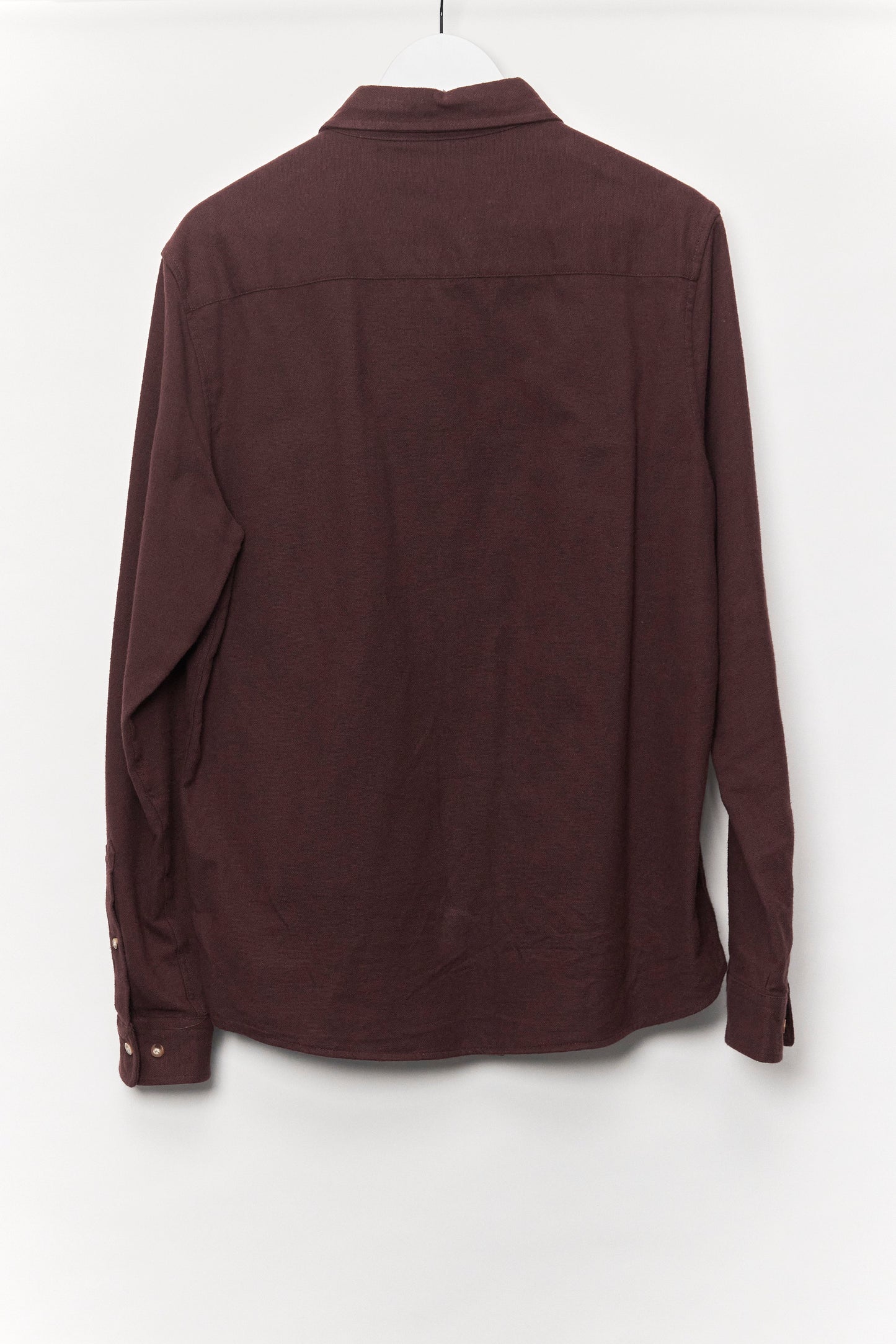 Mens ASOS Brown Oxford Shirt Size Large