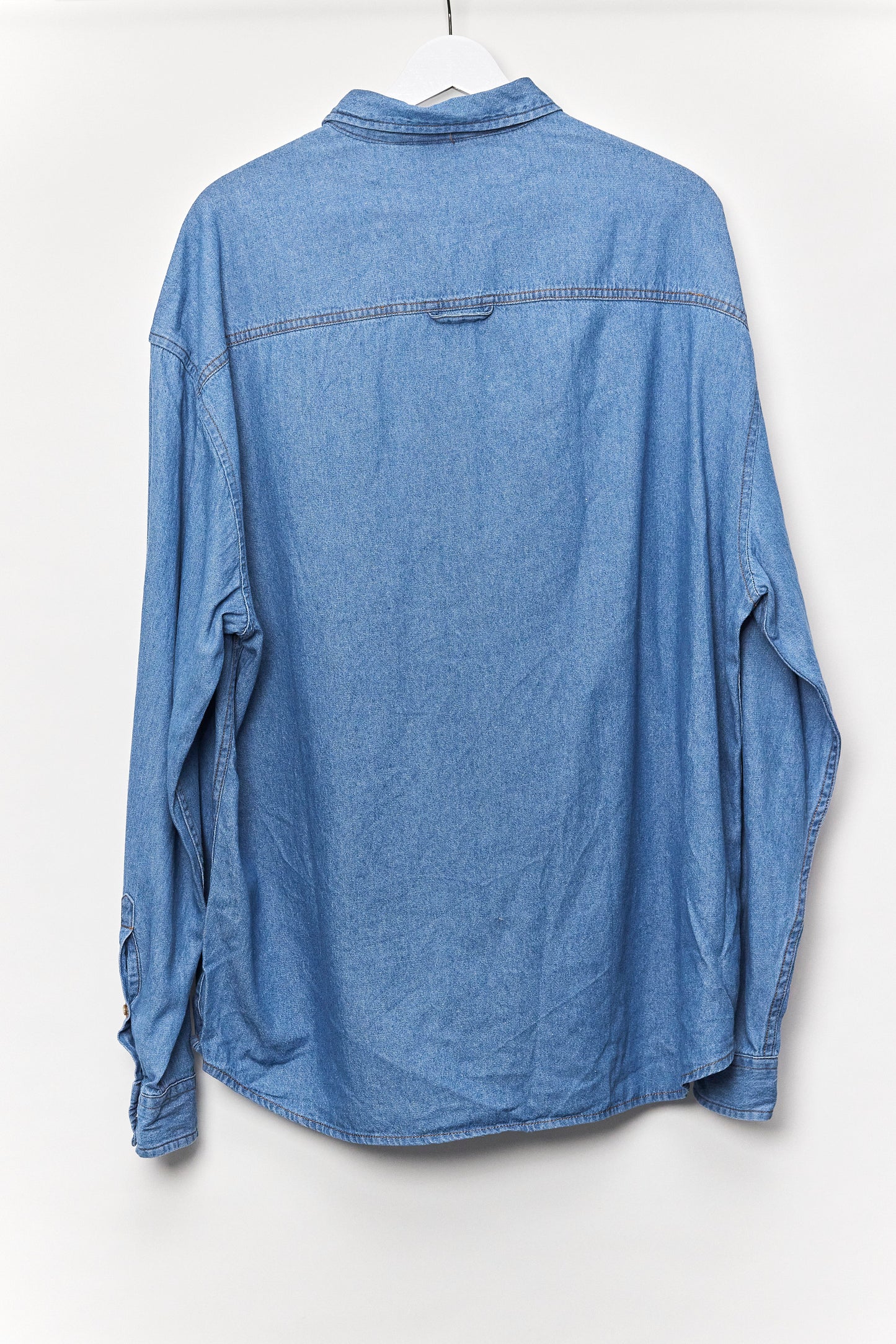 Mens ASOS Blue Denim Shirt Size Extra Large