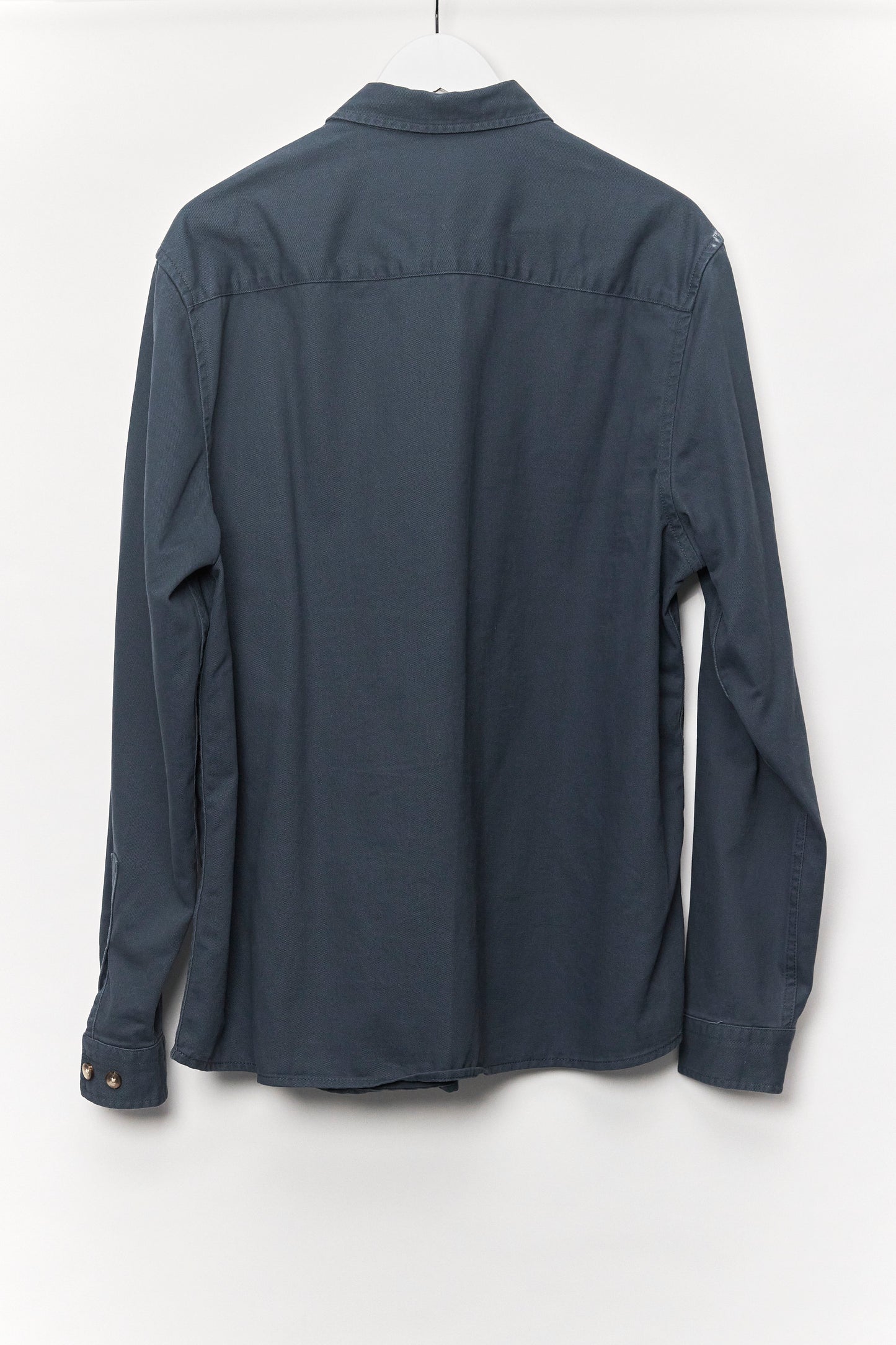 Mens ASOS Blue Grey Shirt Size Extra Large