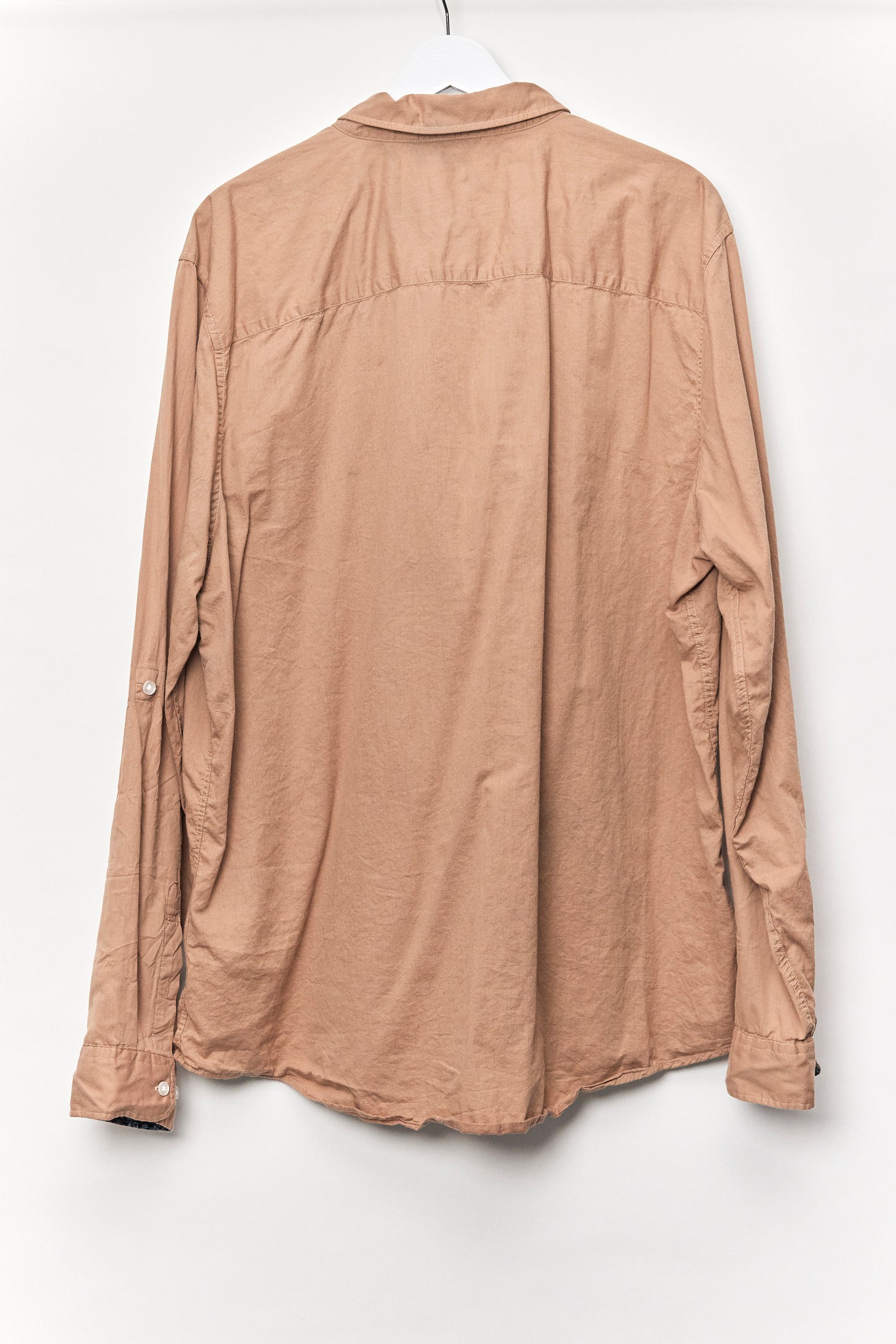 Mens Next Brown Oxford Shirt Size XXL