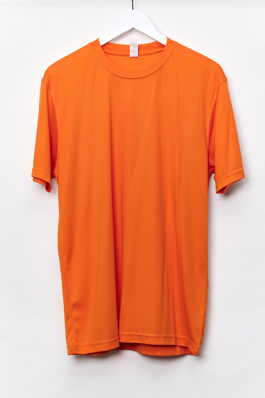Mens Sport Top Dark Orange Size Large