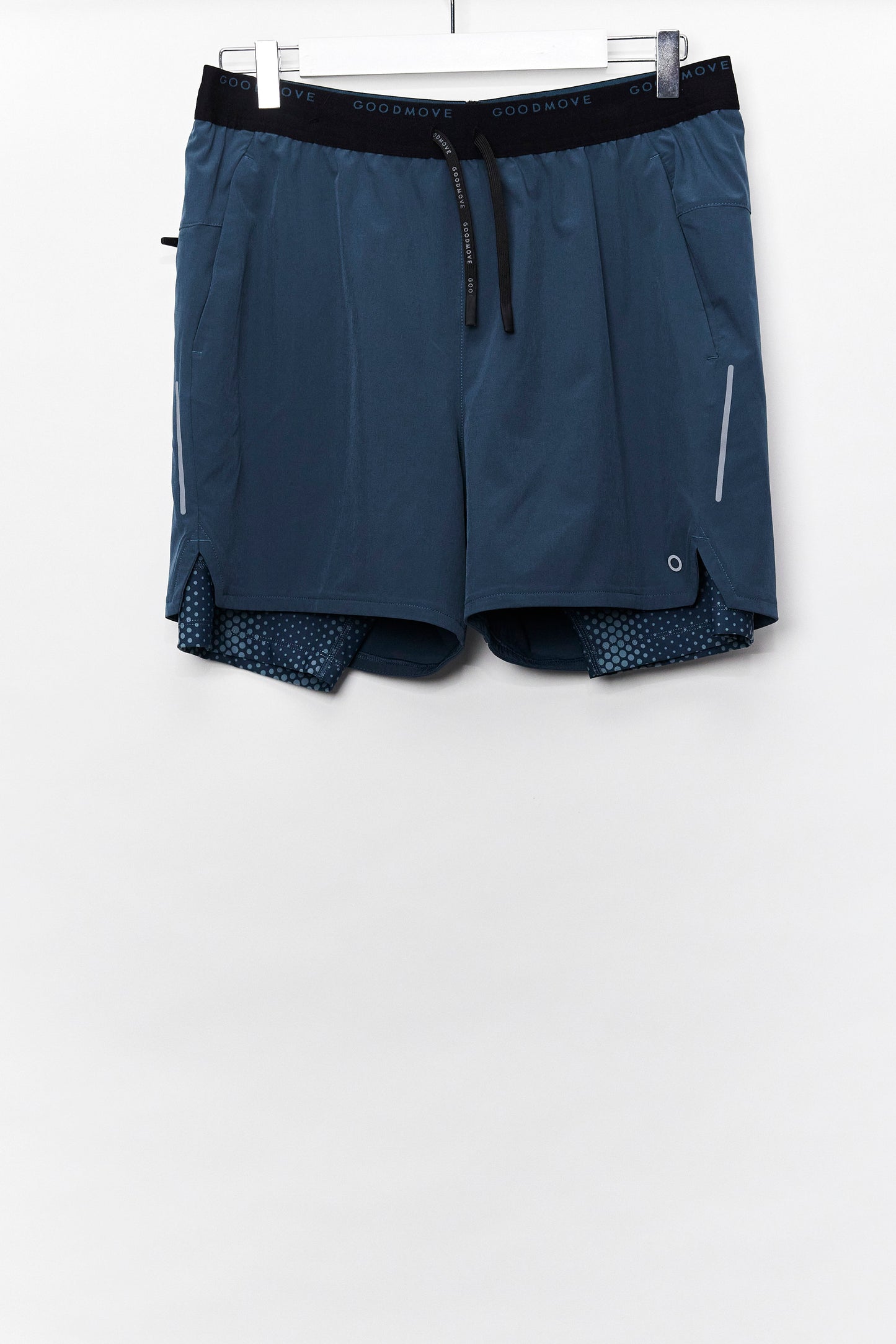 Mens M&S Move Blue 2 Layer shorts size Small