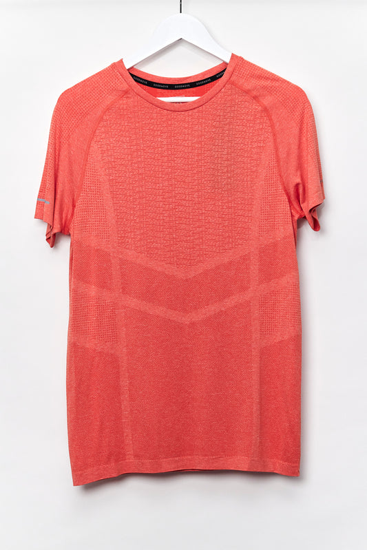 Mens M&S Goodmove Orange Sport top size Small