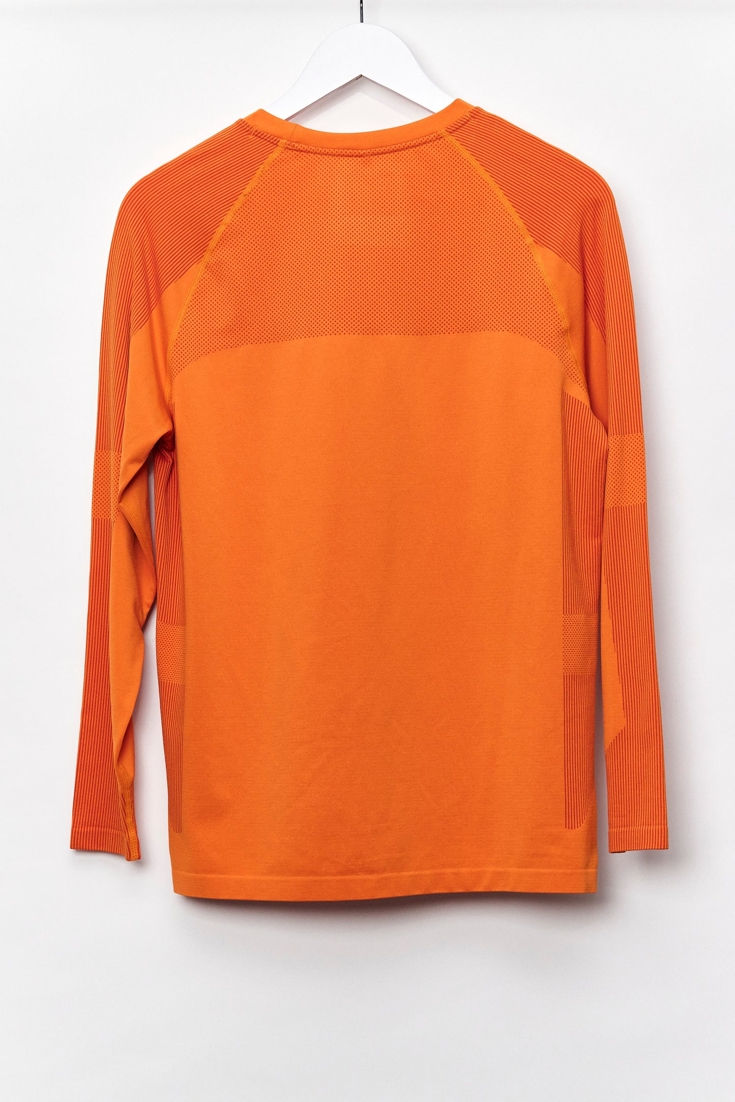 Mens H&M Orange Long Sleeve Sport Top Size Small