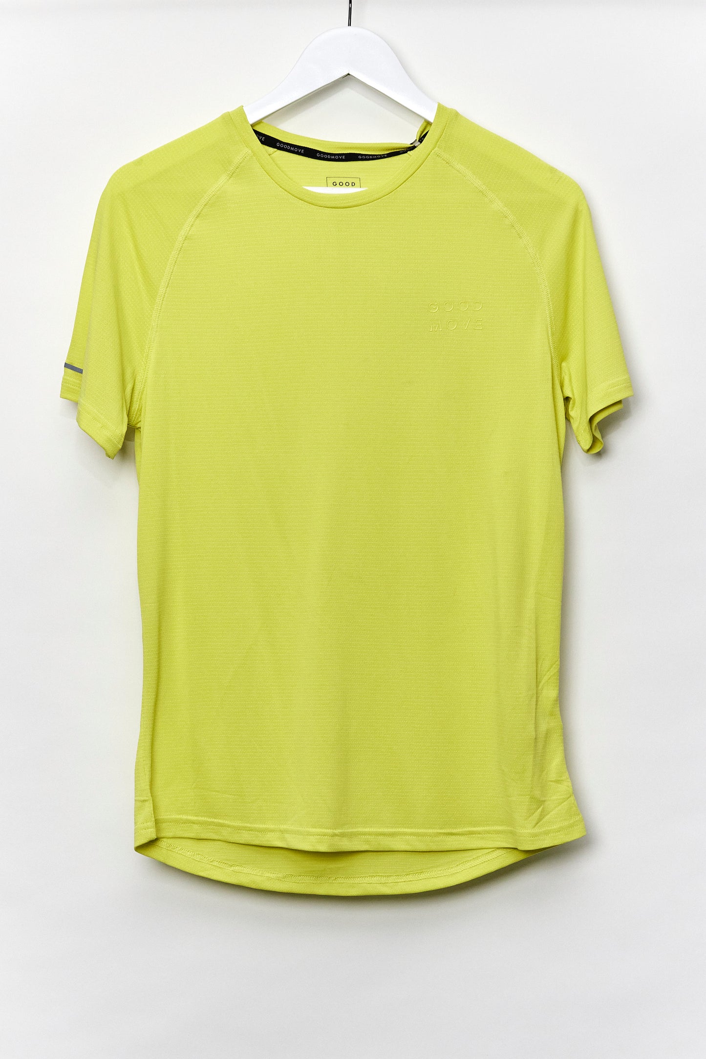 Mens M&S Goodmove Neon Yellow Sport top size Small