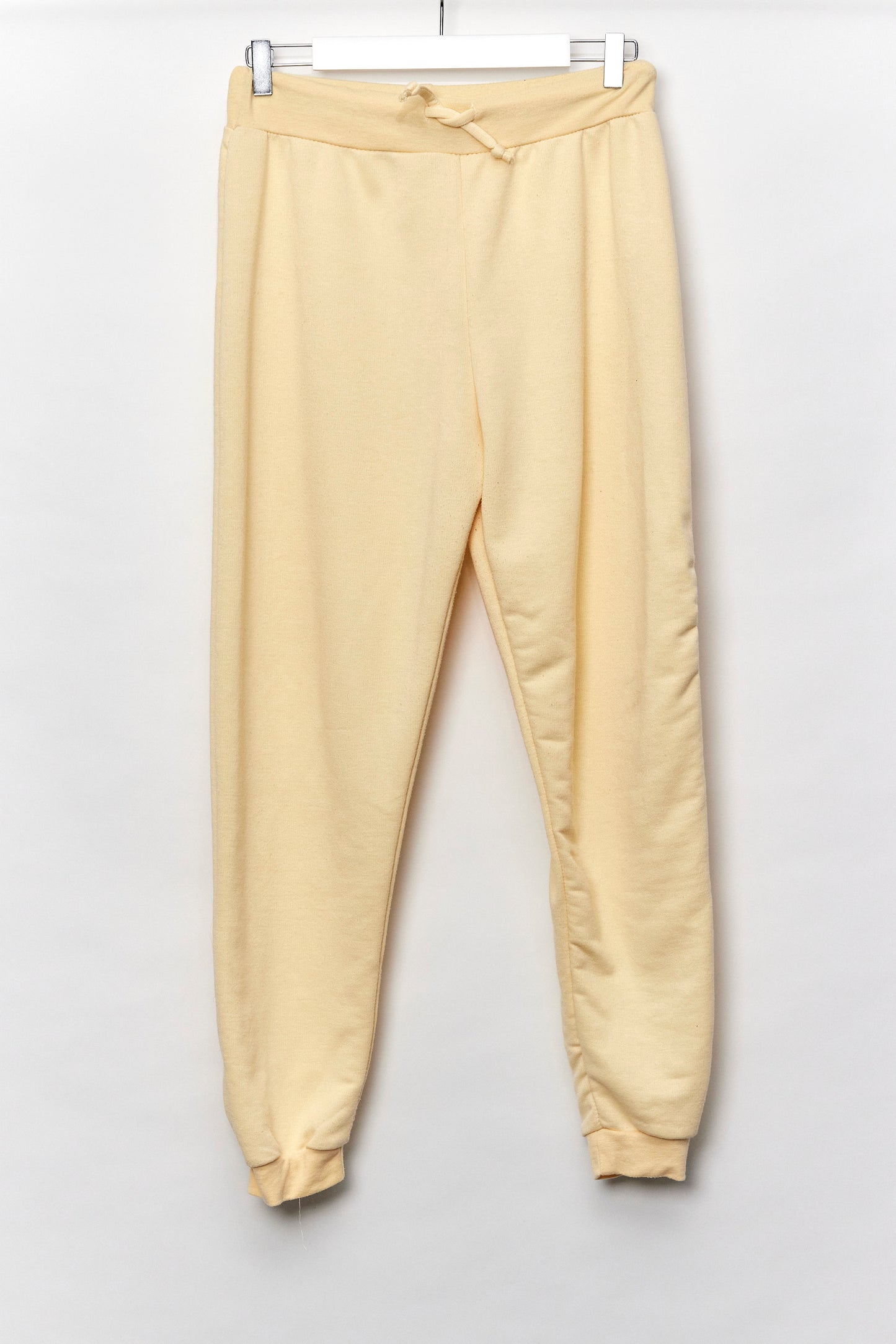 Womens Pale Yellow Jogging Bottom Size Small