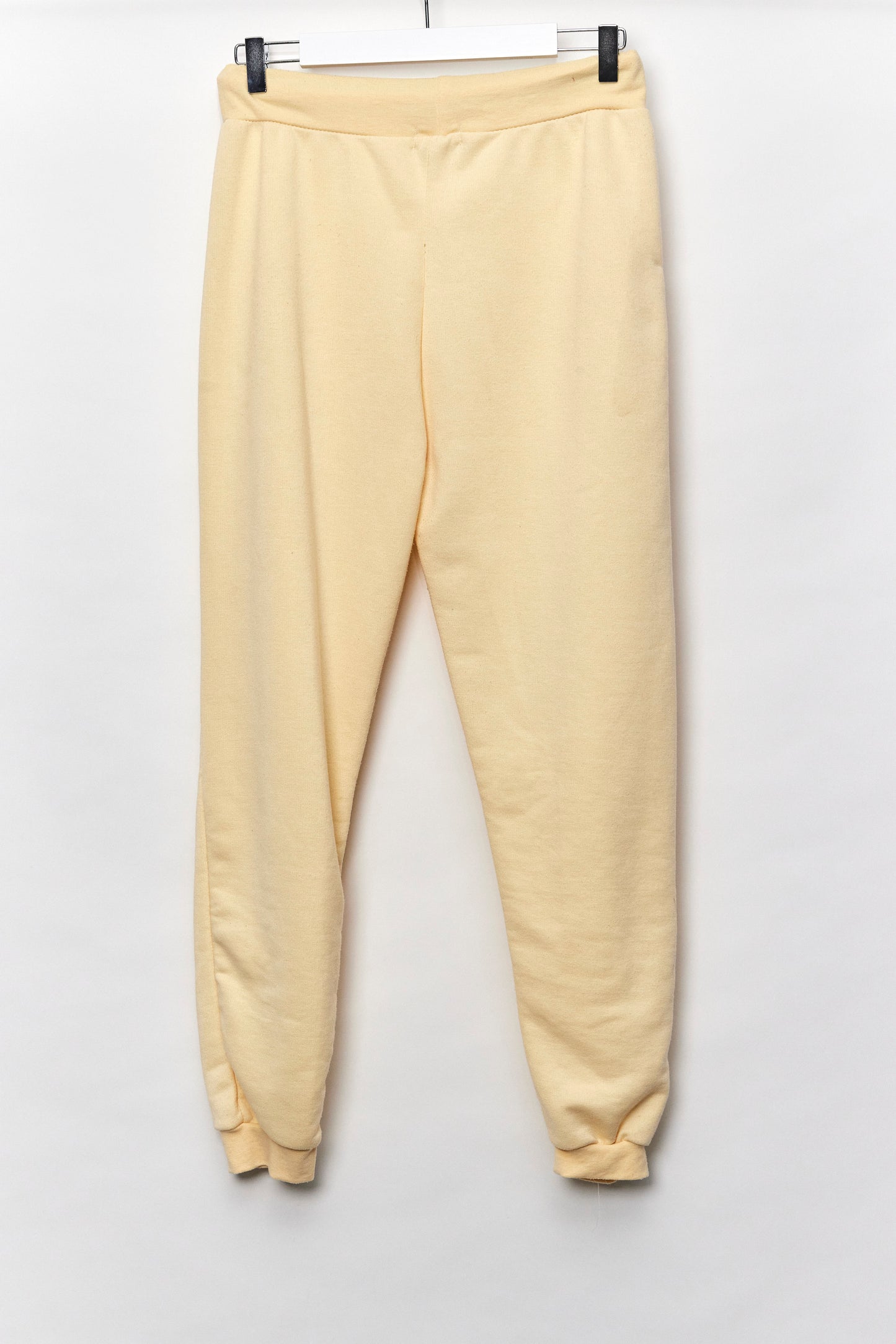 Womens Pale Yellow Jogging Bottom Size Small