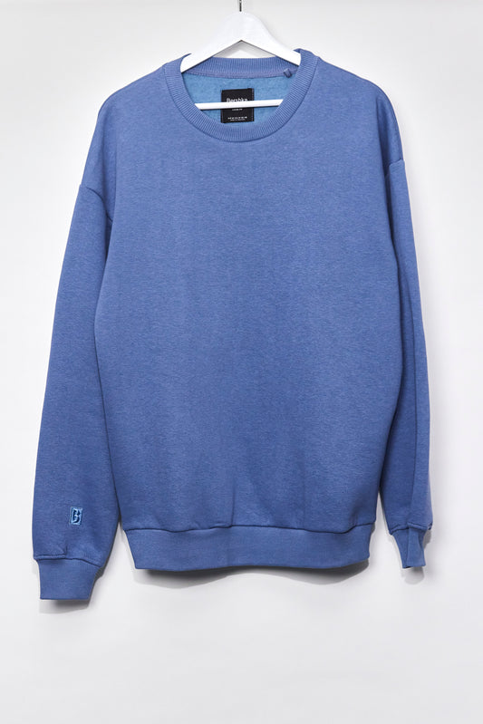 Mens Bershka Blue Sweatshirt size Medium