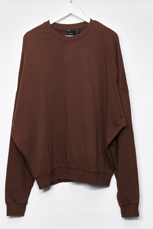 Mens ASOS Oversized Brown Sweatshirt size Medium