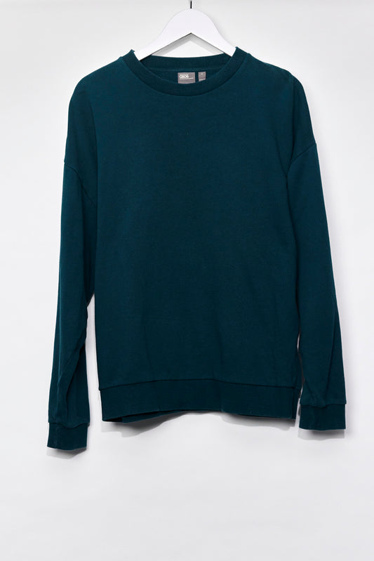 Mens ASOS Dark Teal Sweatshirt size Medium
