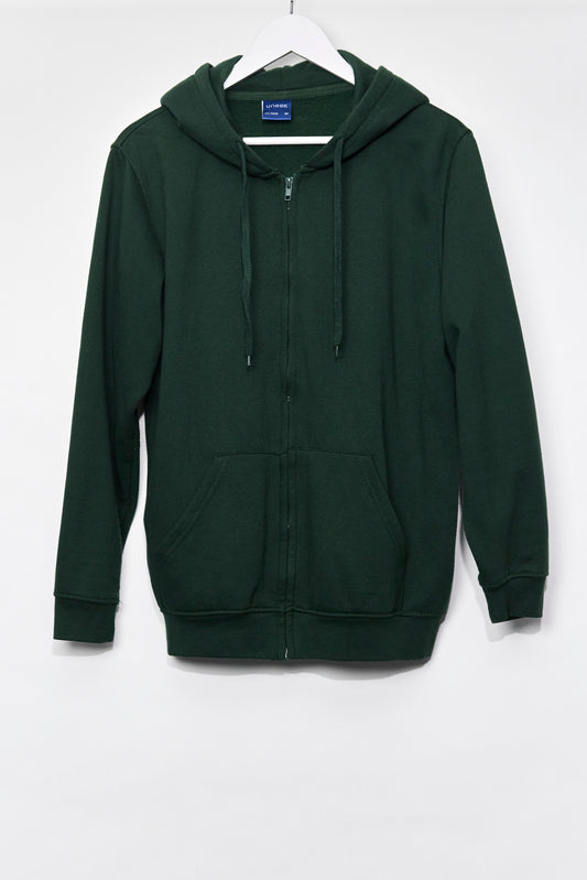Mens Uneek Green Hoodie size Medium