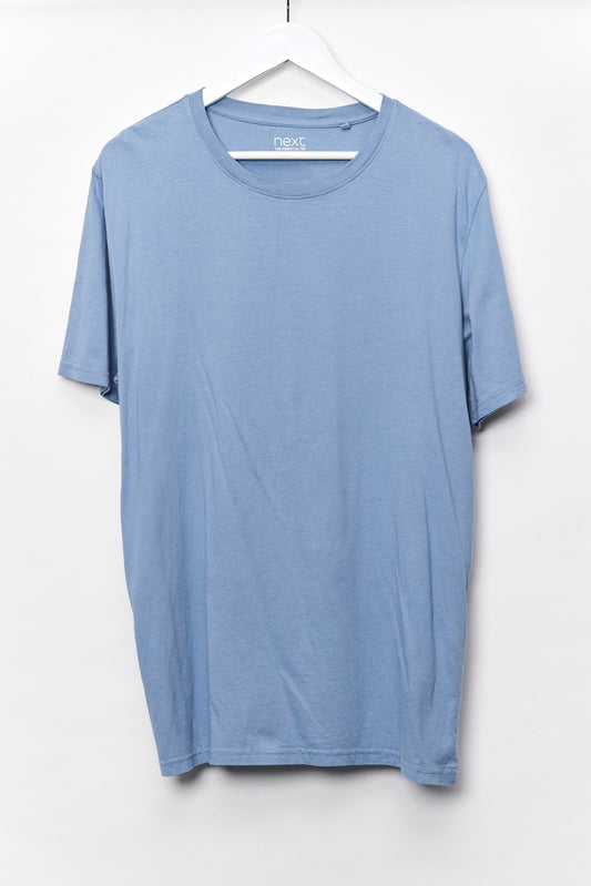 Mens Next Blue T-shirt Size Large