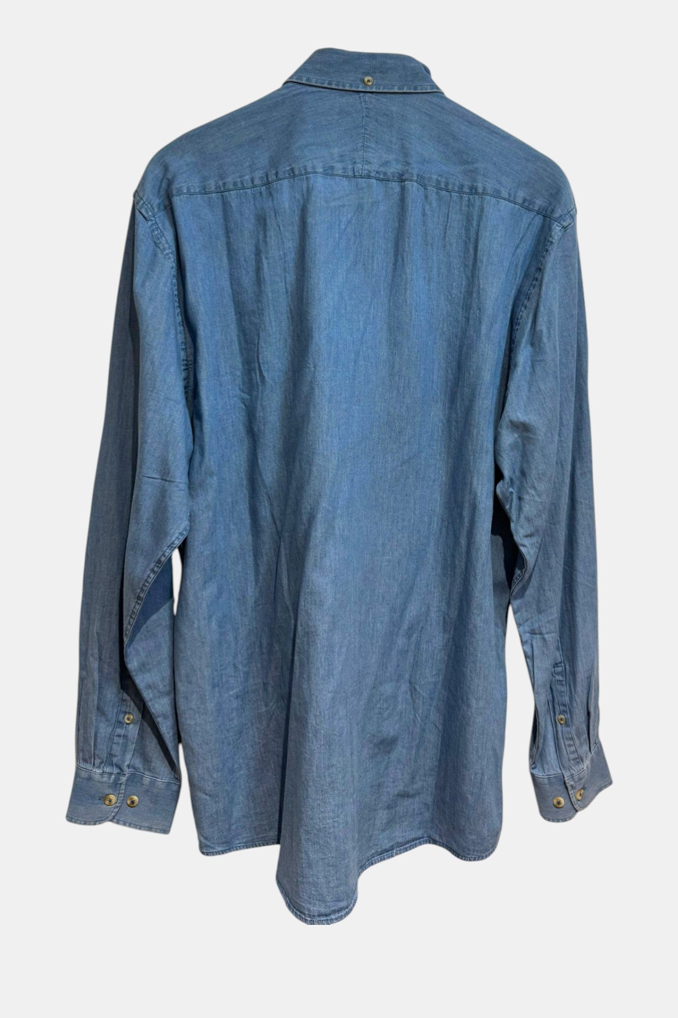 Mens Brook Taverner Denim Shirt size Large