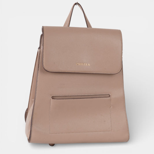 Blush Pink Leather Carvela Rucksack