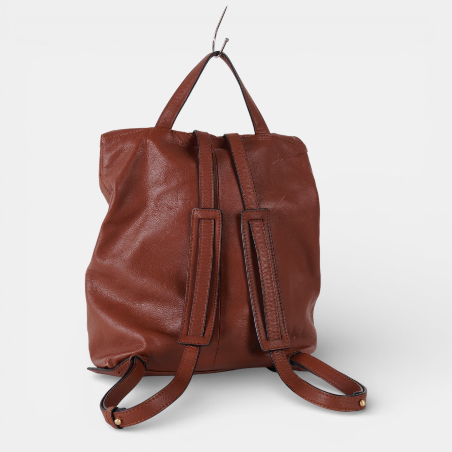 Brown Leather Rucksack