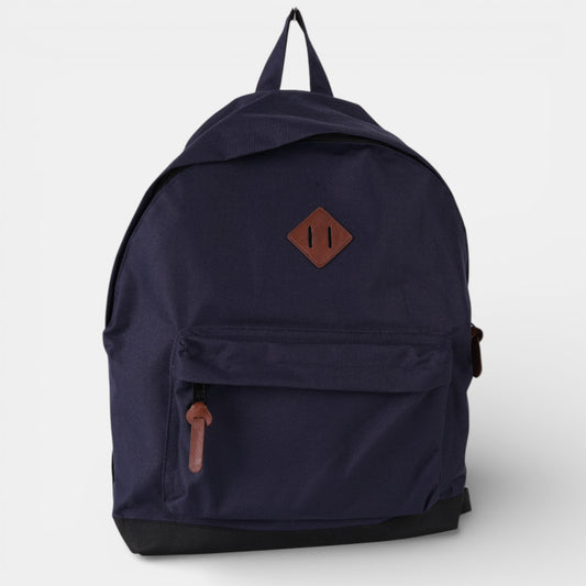 Navy Canvas Rucksack