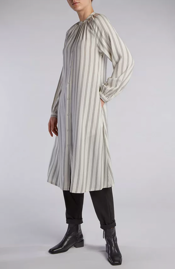 Womens Aab Shima Striped Midi Dress size medium