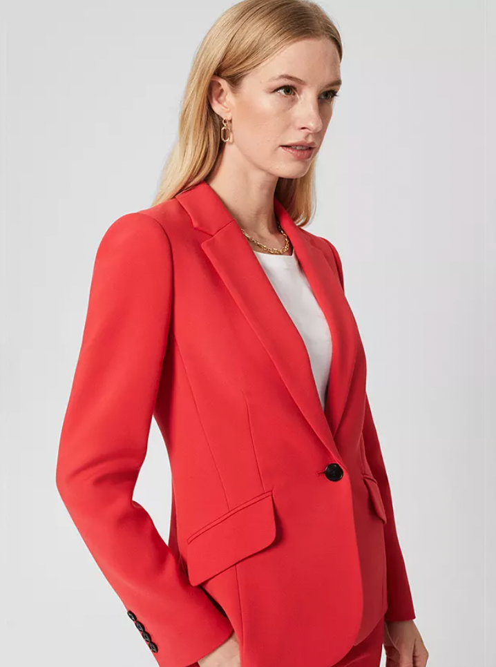 Womens Hobbs Red Blazer size 10