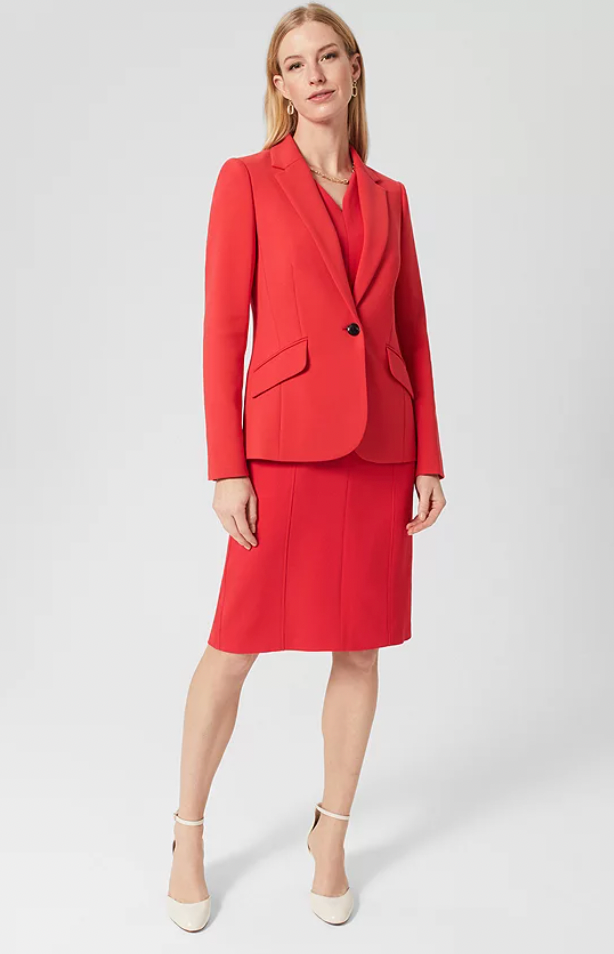 Womens Hobbs Red Blazer size 10