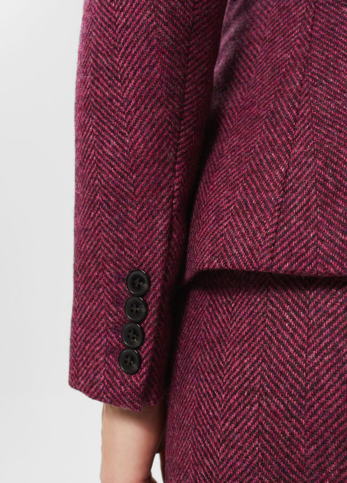 Womens Hobbs Purple tweed blazer size 10