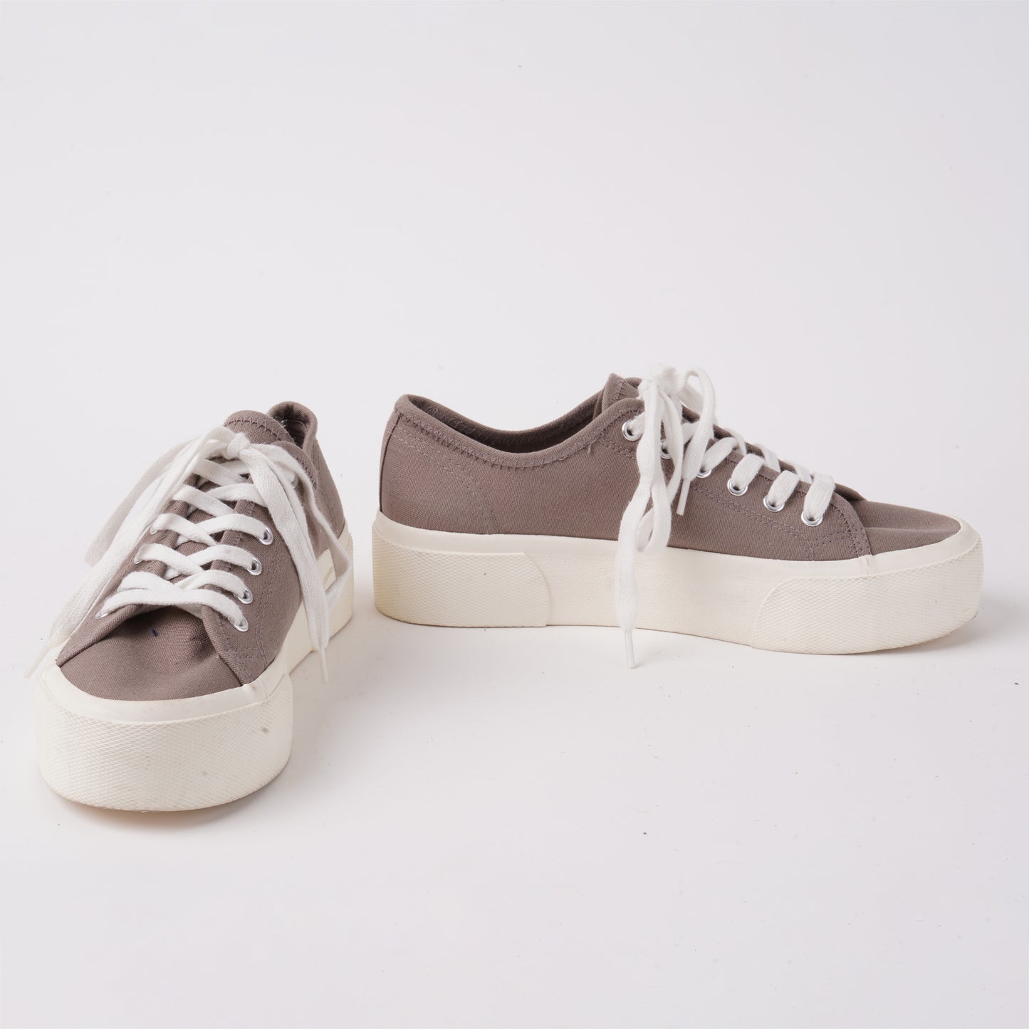 Brown Lace up Sneakers Size 5 or 38