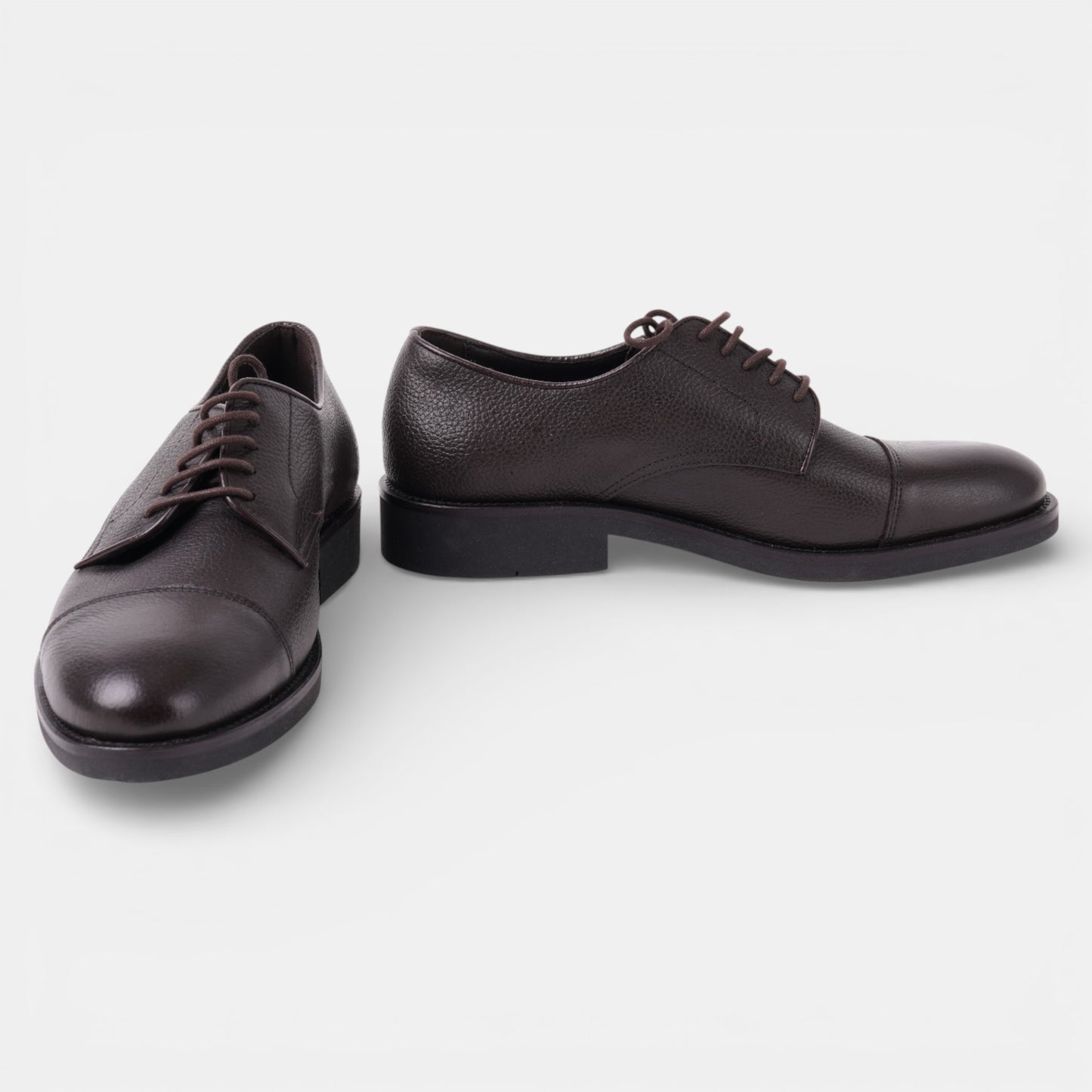 Dark Brown Derby Shoes size 8