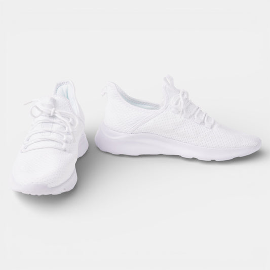 White Running trainers Size 8