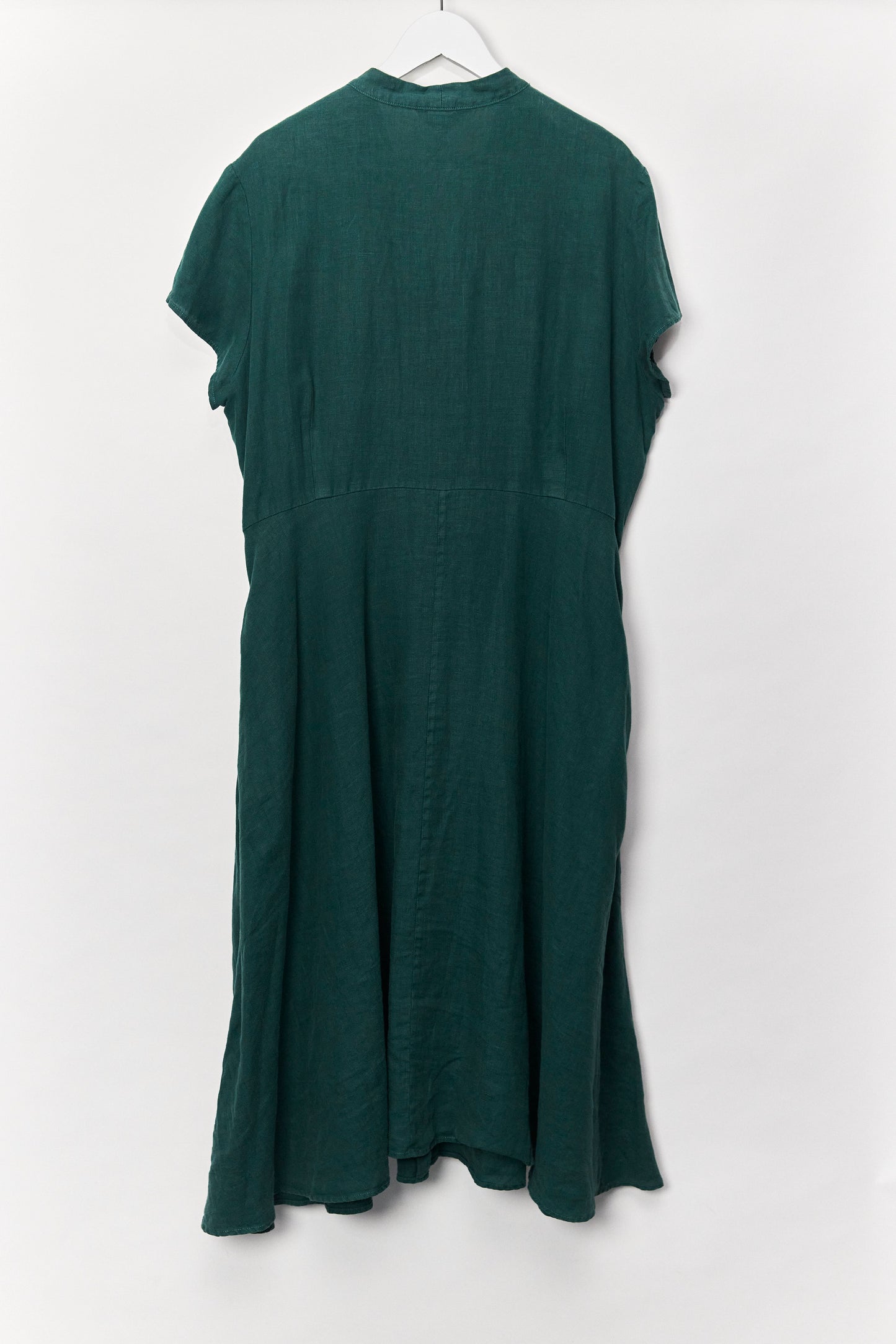 Womens Green Linen SeaSalt Cornwall Dress size 20