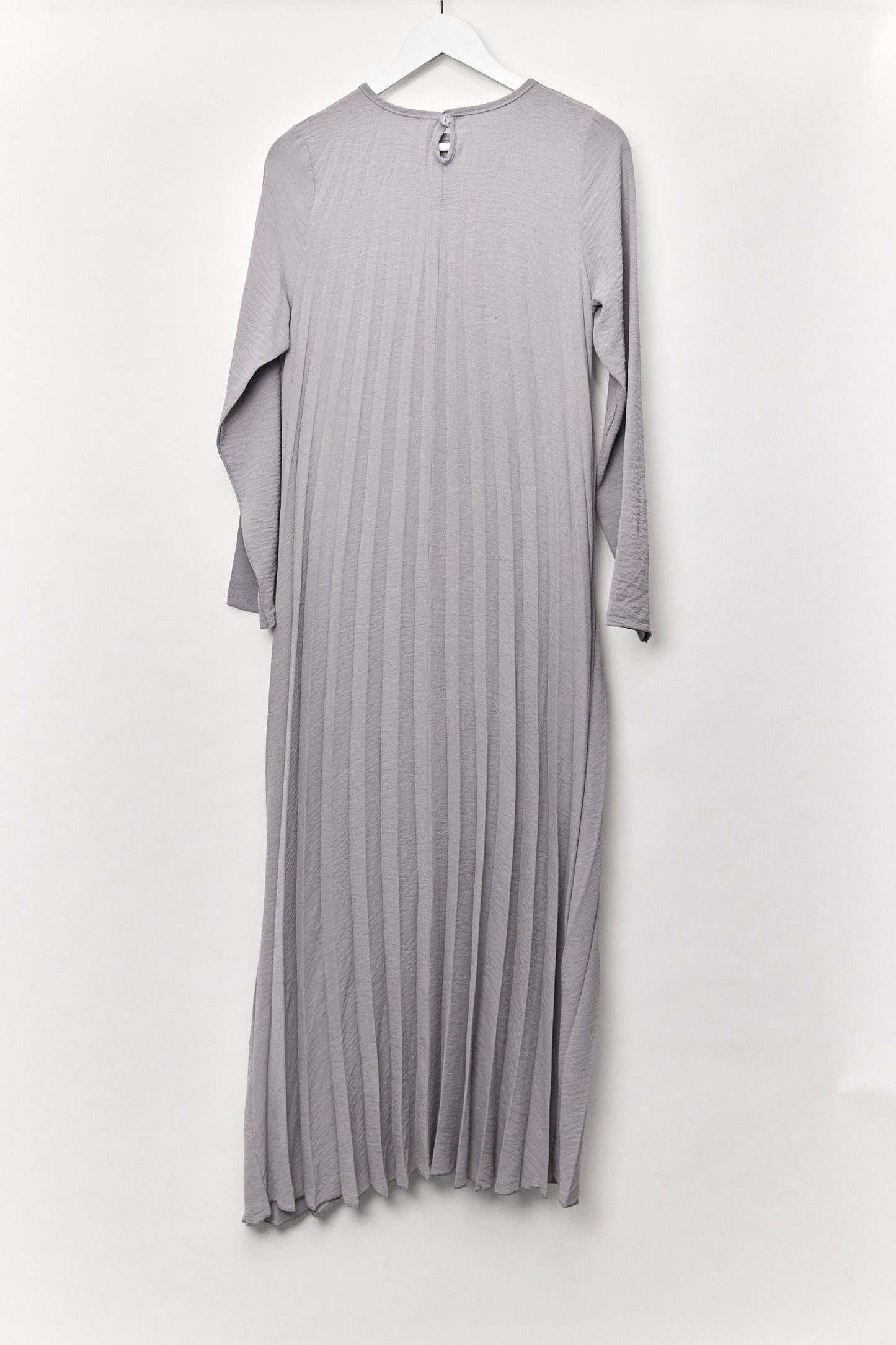 Womens Grey pleated maxi dress size 12