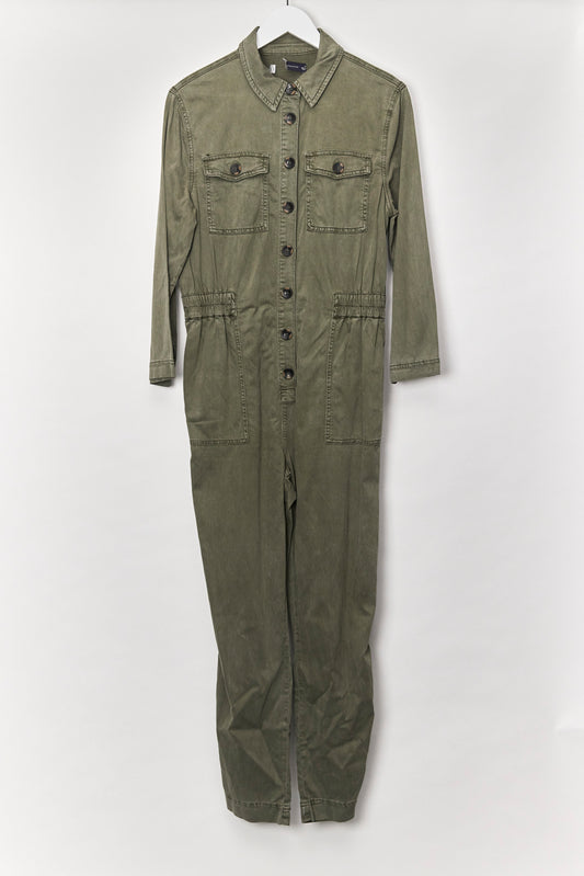 Womens M&S Khaki jumpsuit size 10