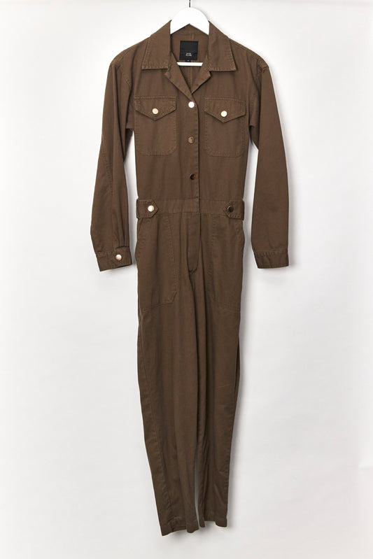 Womens River Island Khaki Jumpsuit size 8