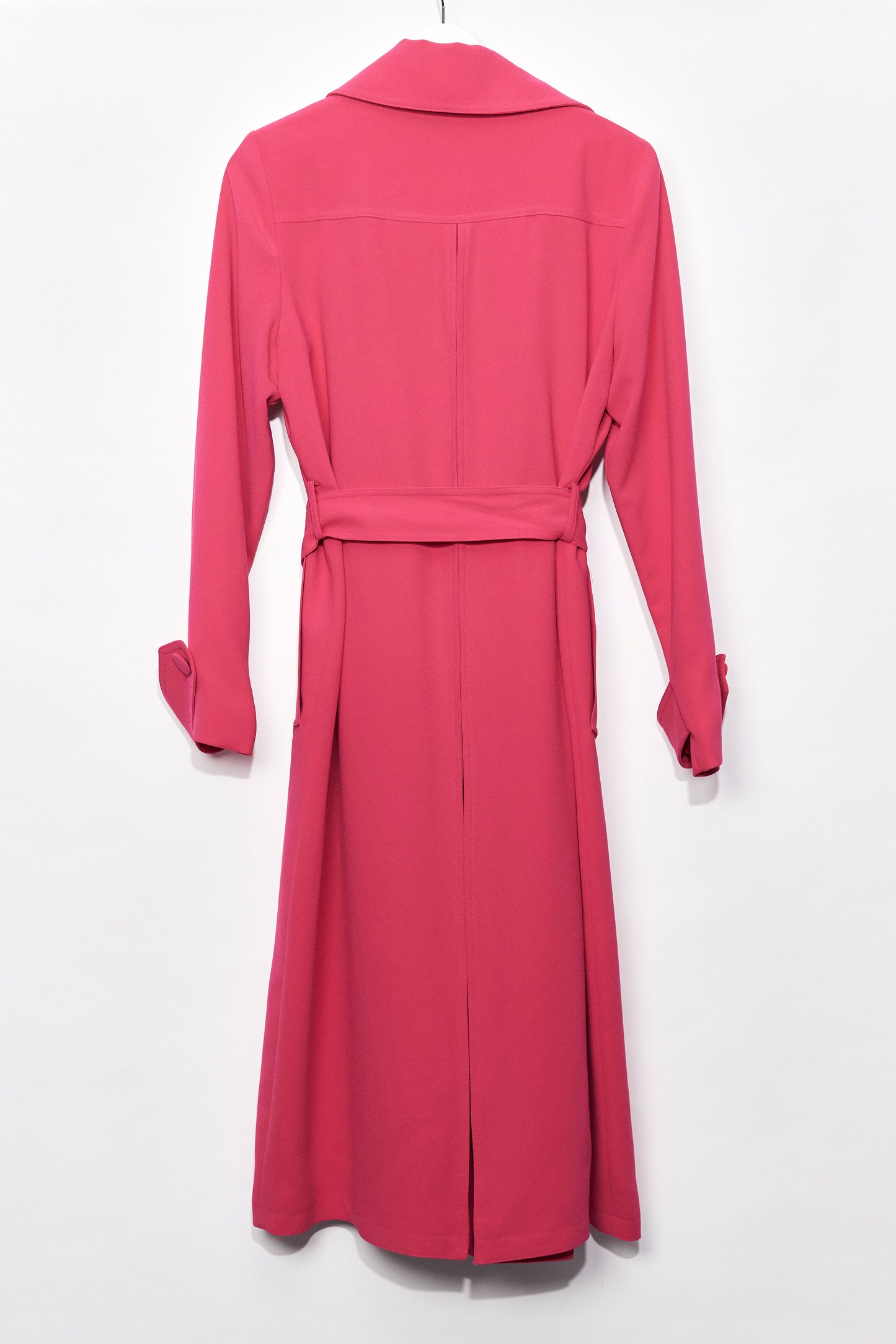 Womens Pink Reiss trench coat size 8