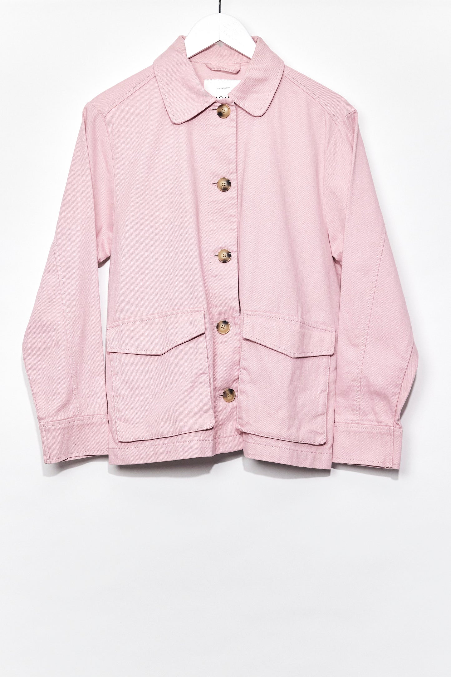 Womens Monki Pink Utility Jacket size small