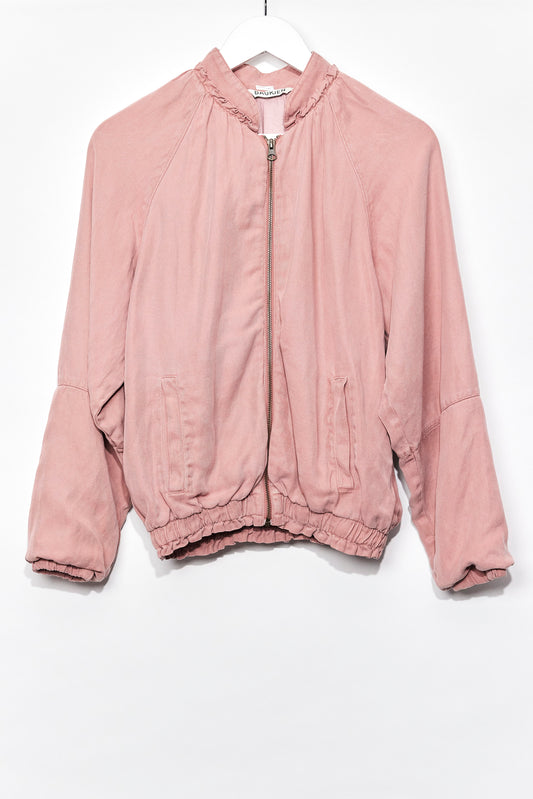 Womens Baukjen Pink Bomber Jacket size small