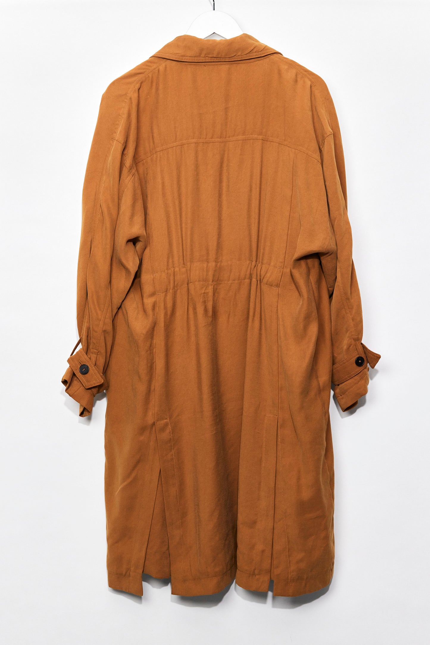 Womens Zara Yellow Duster Coat Size Small