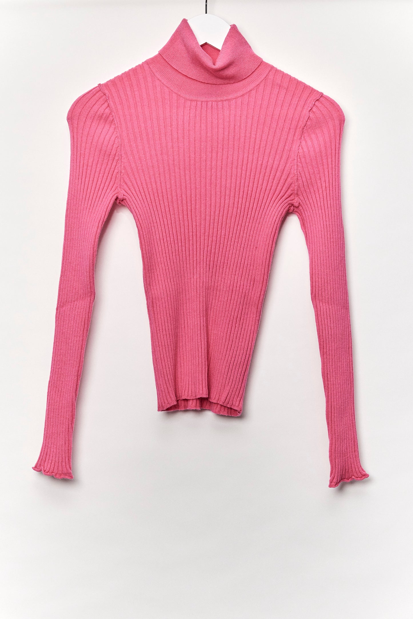 Womens Pink Roll Neck sweater Size Small