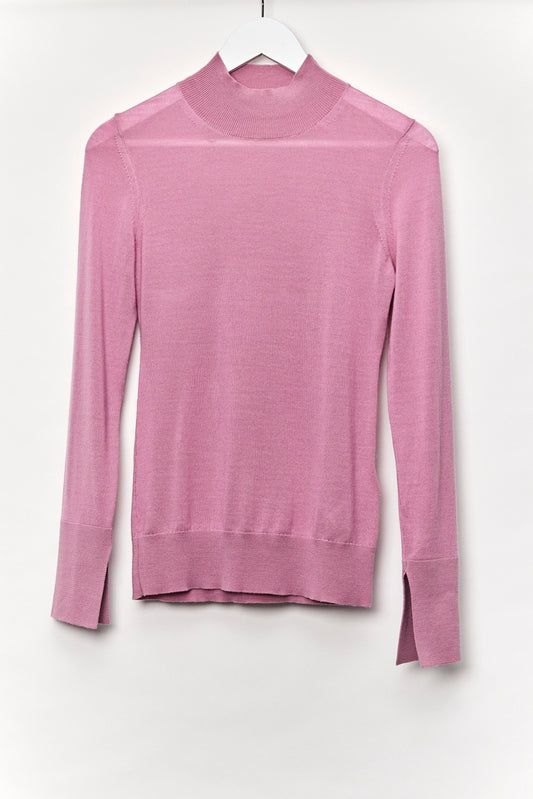 Womens Reiss Pink Turtleneck sweater Size Extra Small