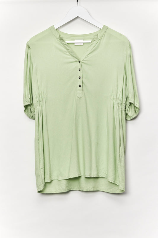 Womens H&M Maternity Green Blouse size Medium