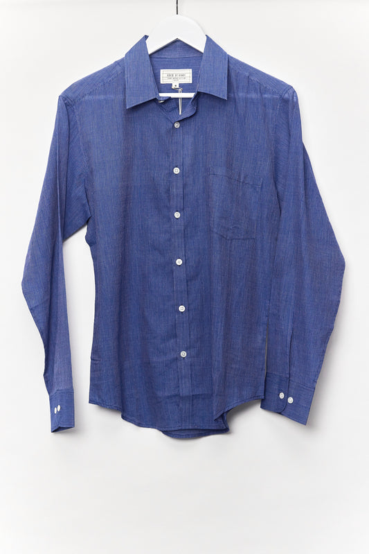 Womens House of Khadi Blue Stripe shirt Size Small