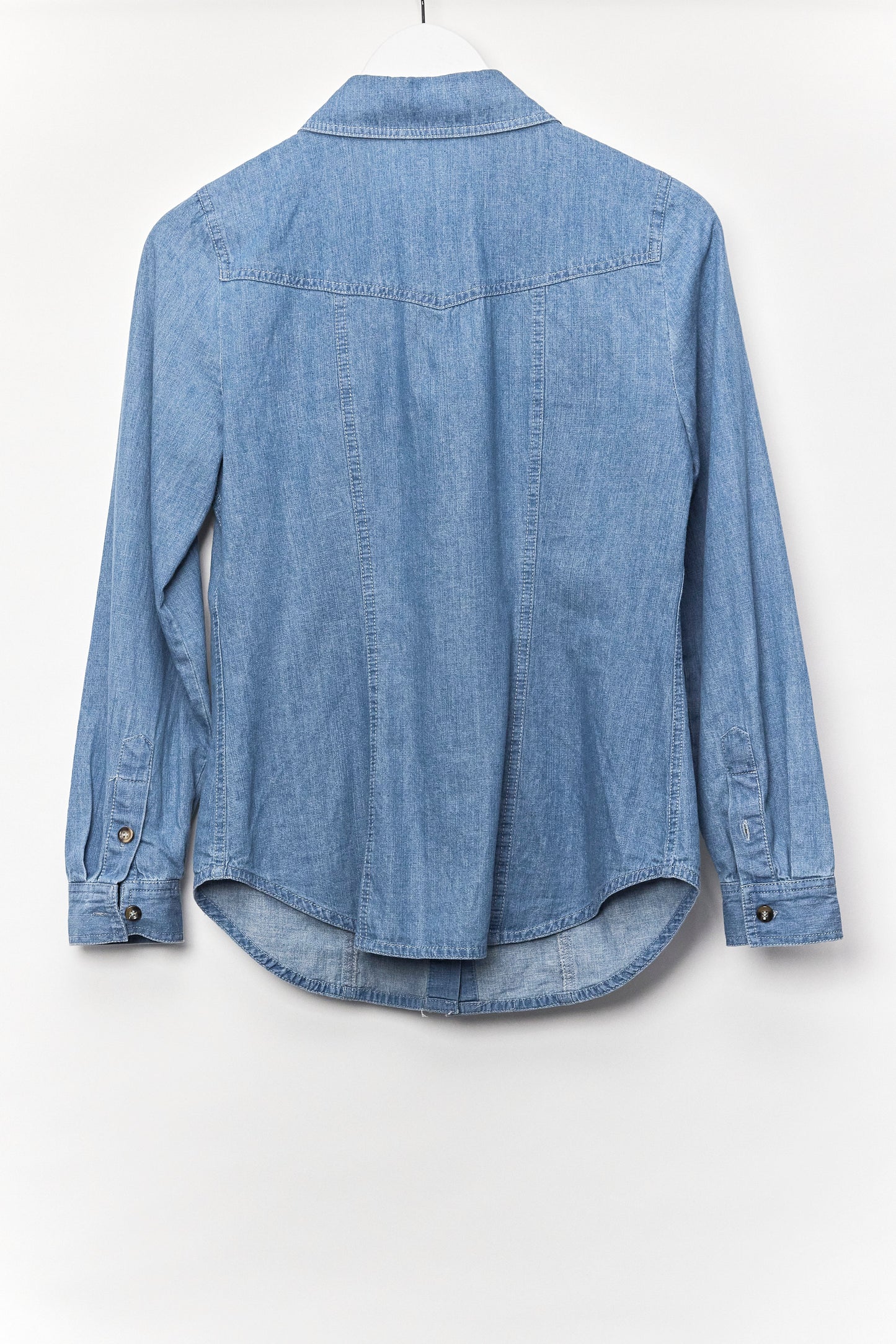 Womens Mint Velvet Chambray Shirt size Small