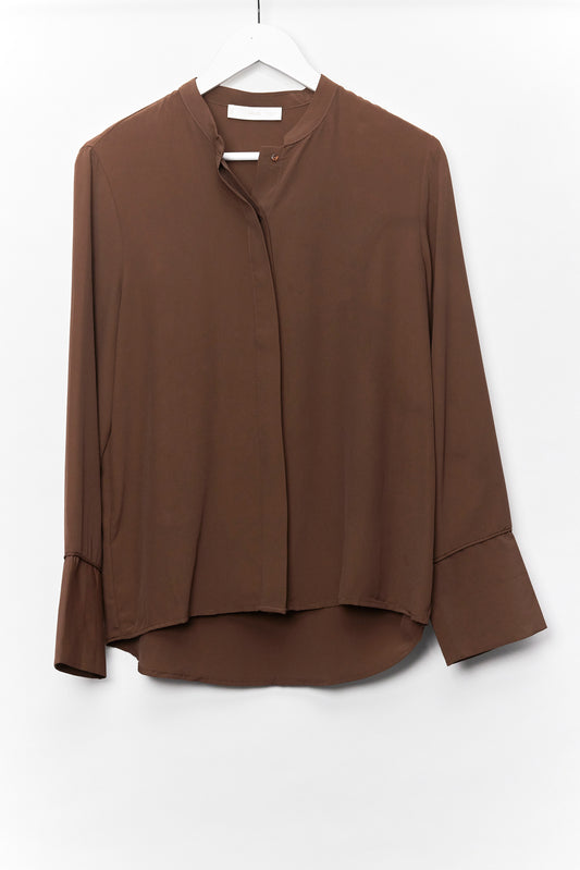 Womens Mango Brown Blouse Size Small