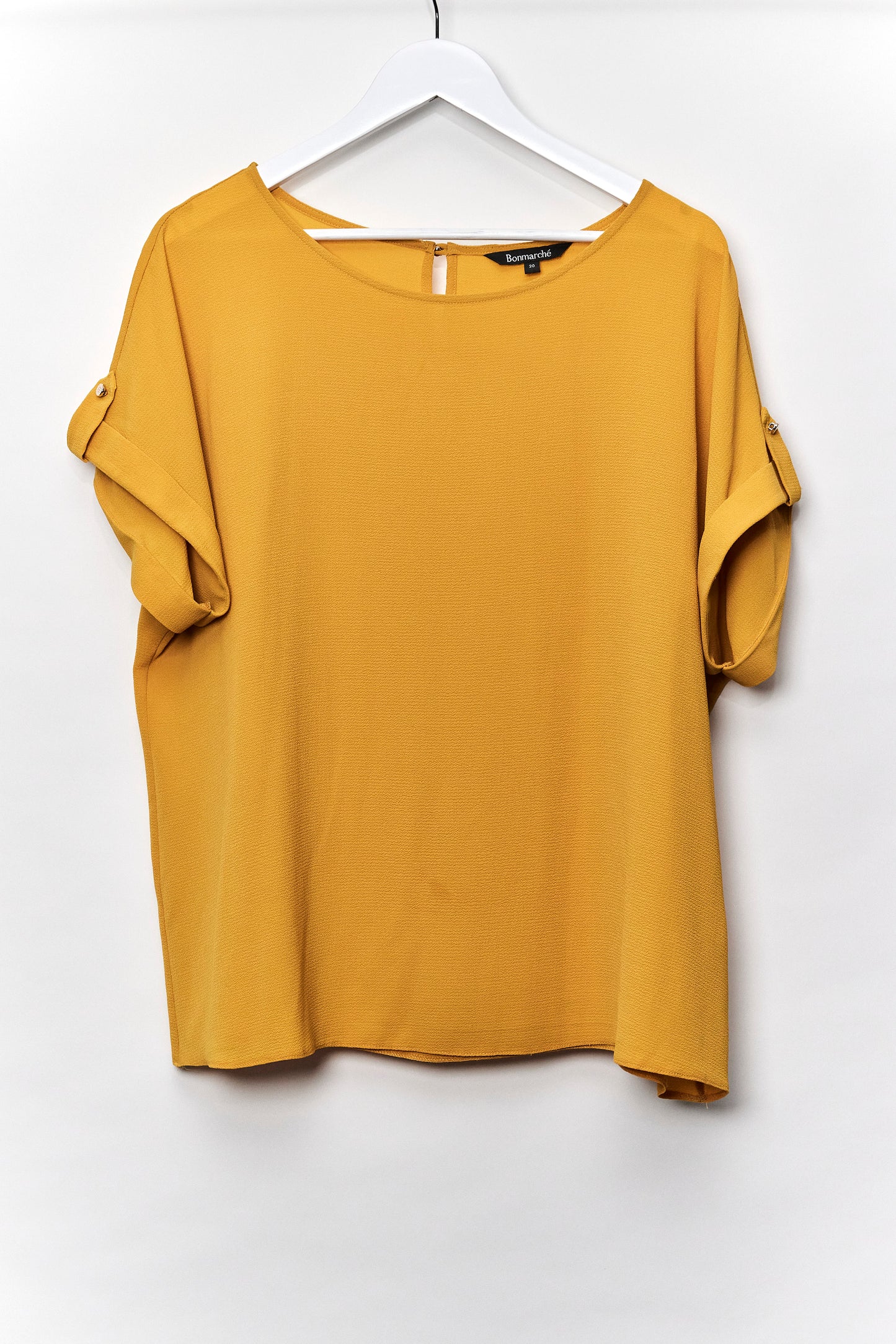 Womens Bonmarche Yellow Blouse Size 20