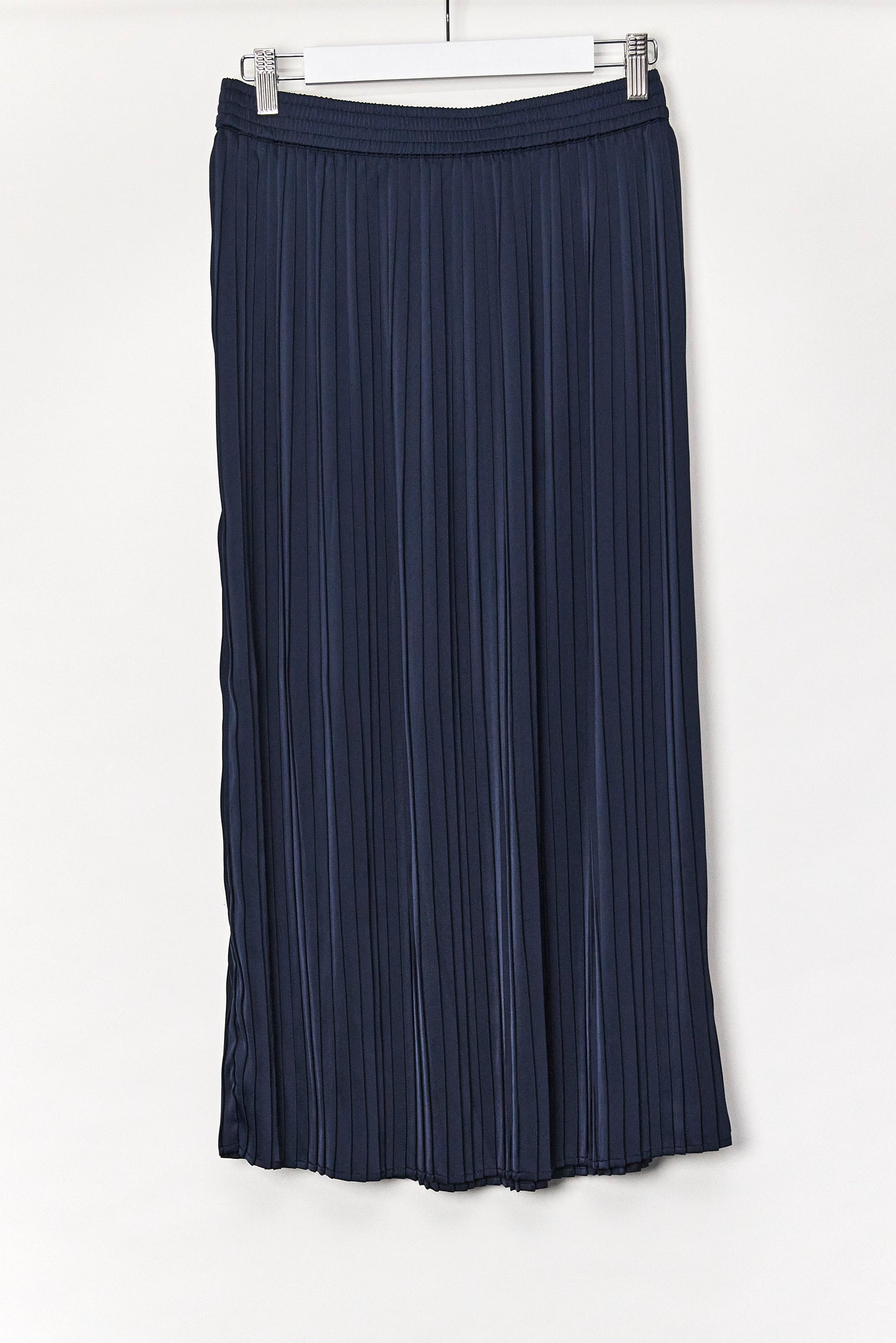 Womens Hush Navy pleated maxi skirt size 10