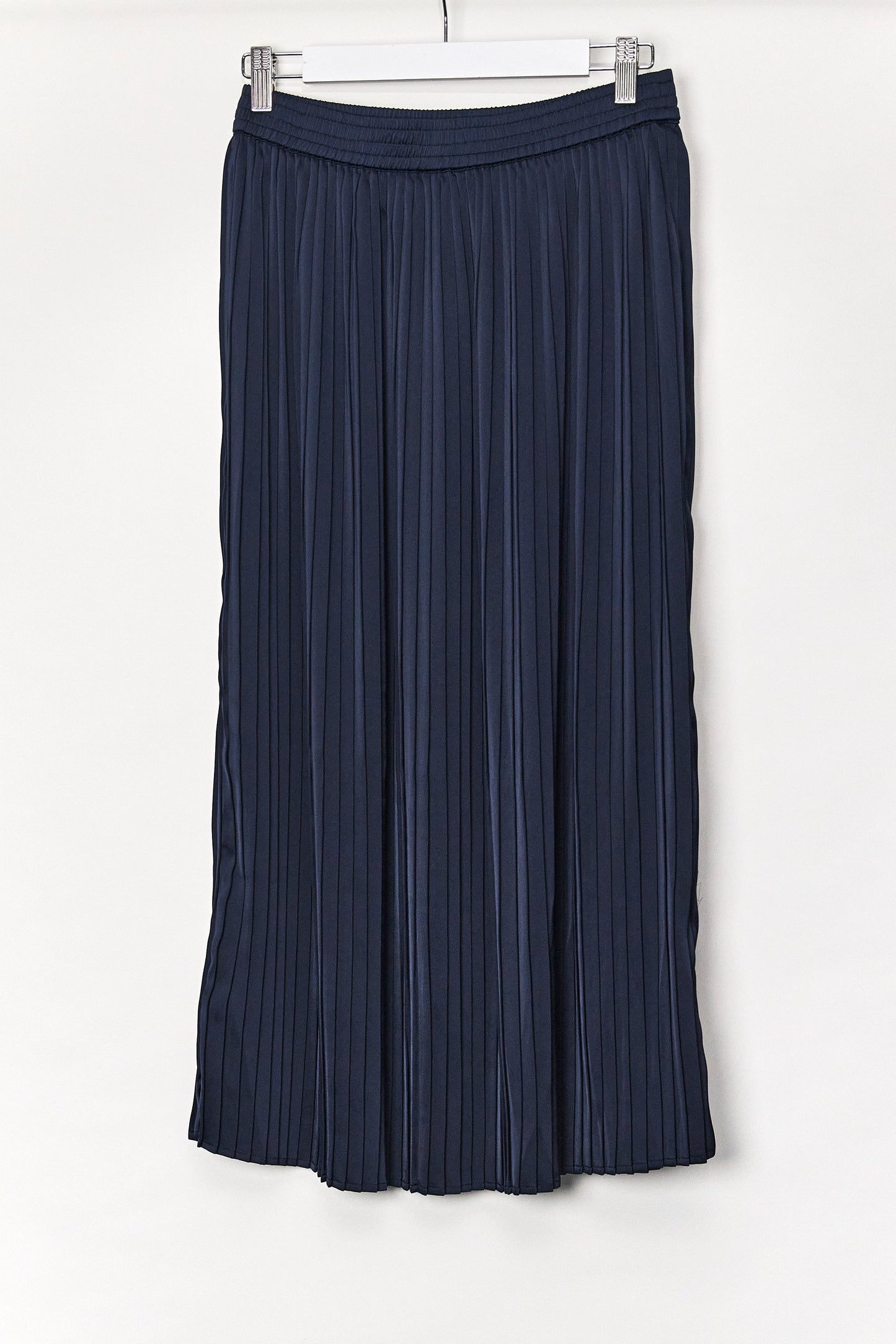 Womens Hush Navy pleated maxi skirt size 10