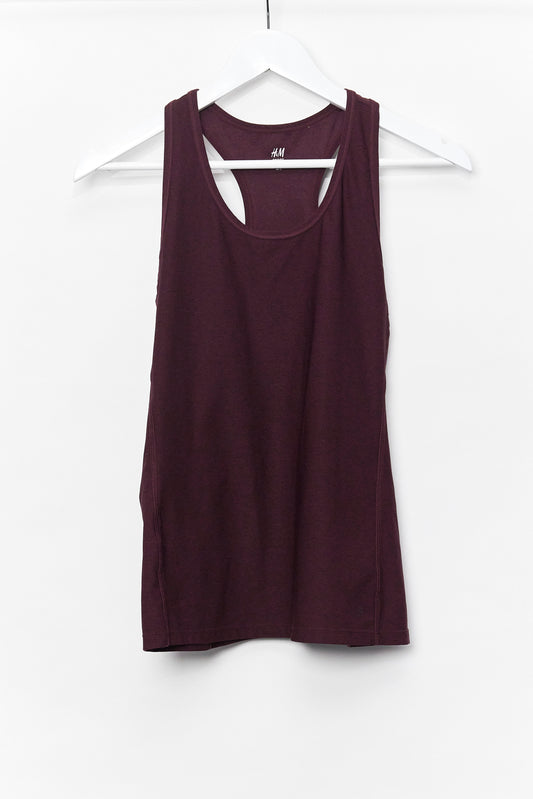 Womens H&M Burgundy vest size Large