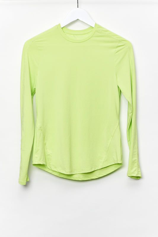 Womens ASOS Lime Green Sport Top Size Small