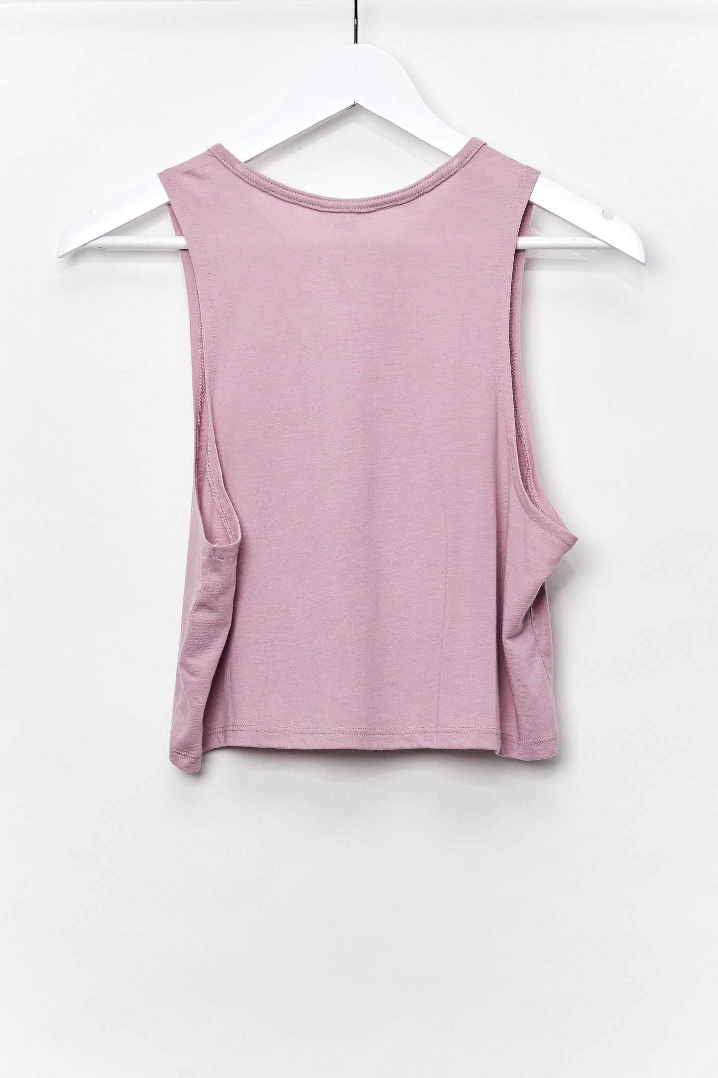 Womens Pink Crop Vest Size Small